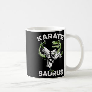 Karatesaurus T-rex Karate Dino Rolig Dinosaurie Ka Kaffemugg