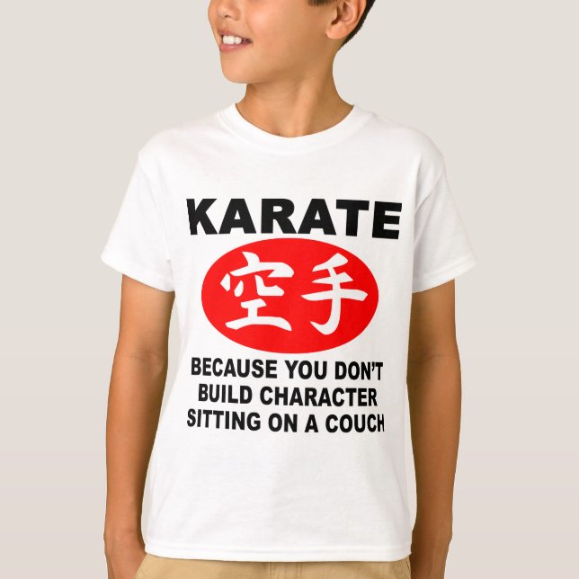 Karatetecken T Shirt (Framsida)