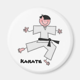 Karatetecknadmagnet Magnet