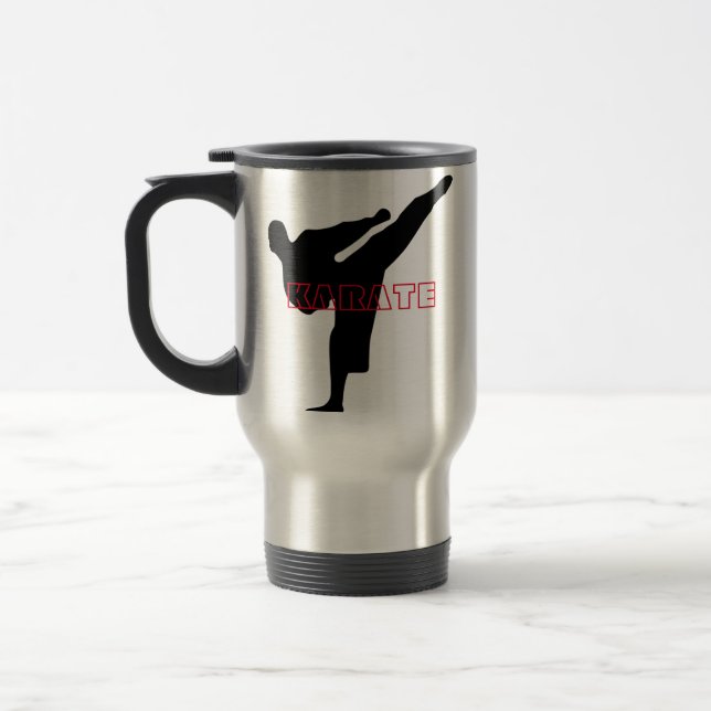 Karatetravel mug resemugg (Vänster)