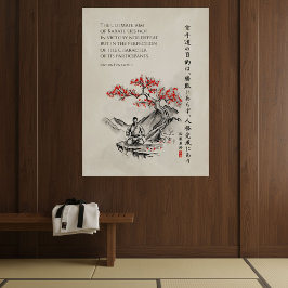 Karatevägen - Gichin Funakoshis visdom Poster