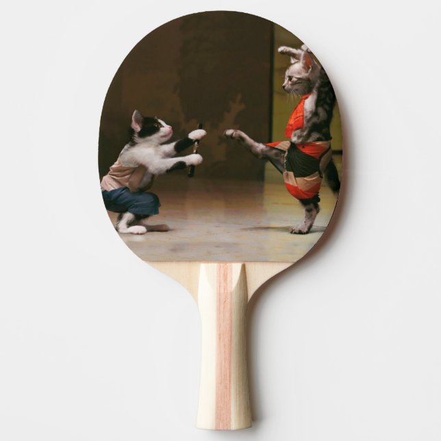 Karatkatt Pingisracket (Framsidan)