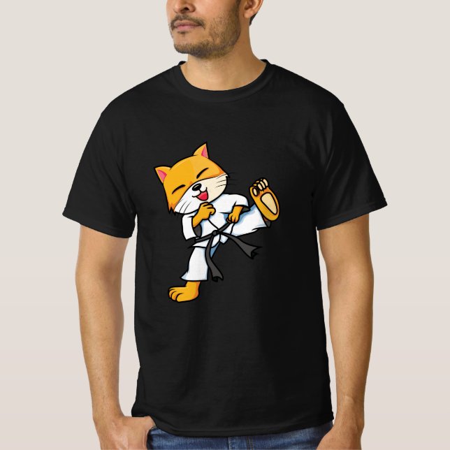 Karatkatt T Shirt (Framsida)
