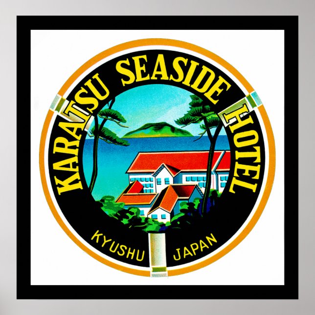 Karatsu Seaside Hotel Poster (Framsidan)