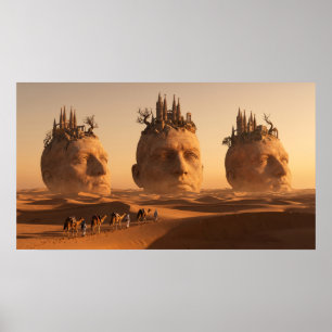 Karavan av förlorade själar i Silkendöken Poster