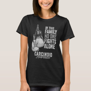 Karcinoider Awareness Month Handskar Zebra tryck G T Shirt