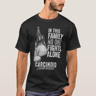 Karcinoider Awareness Month Handskar Zebra tryck G T Shirt