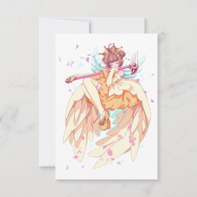 kardcaptor sakura, sakura, anime, sleeve, sakura k inbjudningar (Framsida)