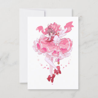 kardcaptor sakura, sakura, anime, sleeve, sakura k inbjudningar