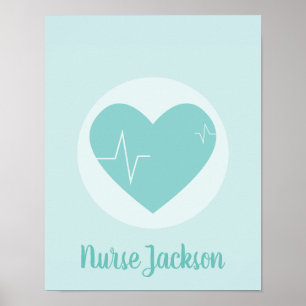 Kardiac Medical Heart Graphic Art Poster