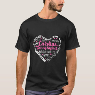 Kardiell Sonograf Medicinsk Sonografi Ultralund T Shirt