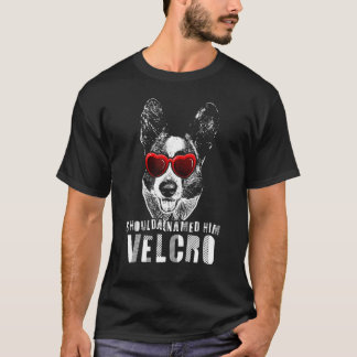 Kardigan med Velcro Welsh Corgi Hund T Shirt