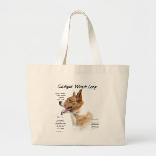 Kardigan Welsh Corgi Historik Design Jumbo Tygkasse