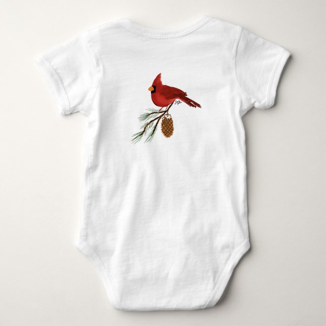 Kardinal Baby T Shirt (Baksida)