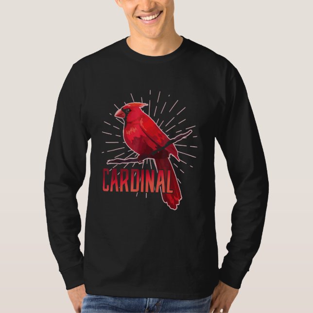 Kardinal Bird Design Bird T Shirt (Framsida)