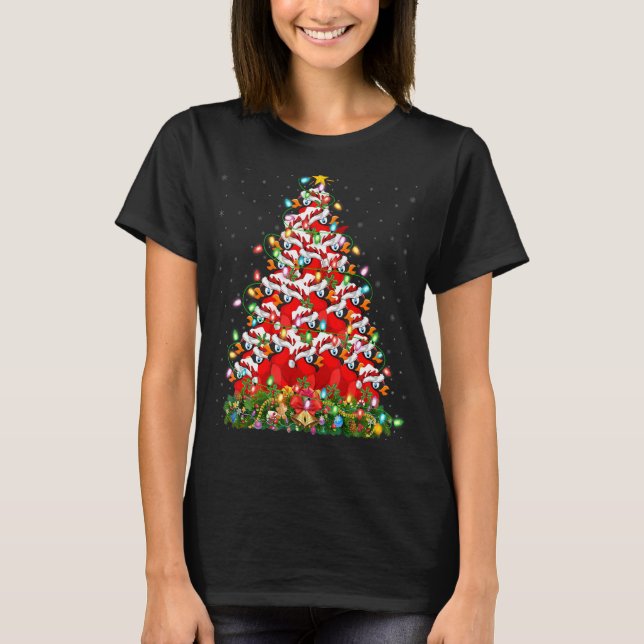 Kardinal Bird Julafton Light Santa Cardinal Christ T Shirt (Framsida)