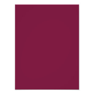Kardinal Burgundy Red Solid Trend Färg - bakgrund Fototryck