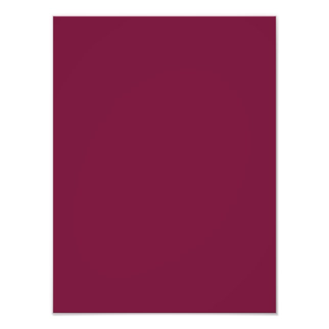 Kardinal Burgundy Red Solid Trend Färg - bakgrund Fototryck (Framsidan)