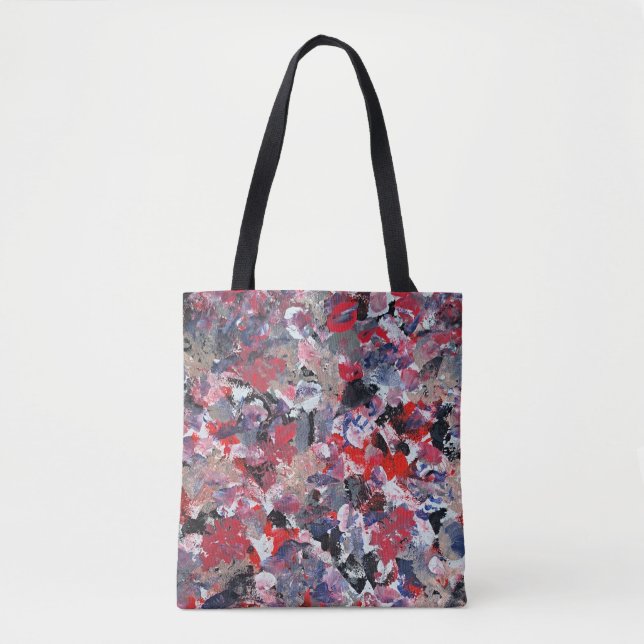 Kardinal Confetti Tote Bag Tygkasse (Framsida)