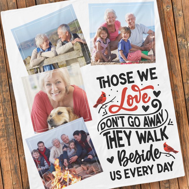 Kardinal Dikt Photos Memorial Keepsaké Fleecefilt (Skapare uppladdad)