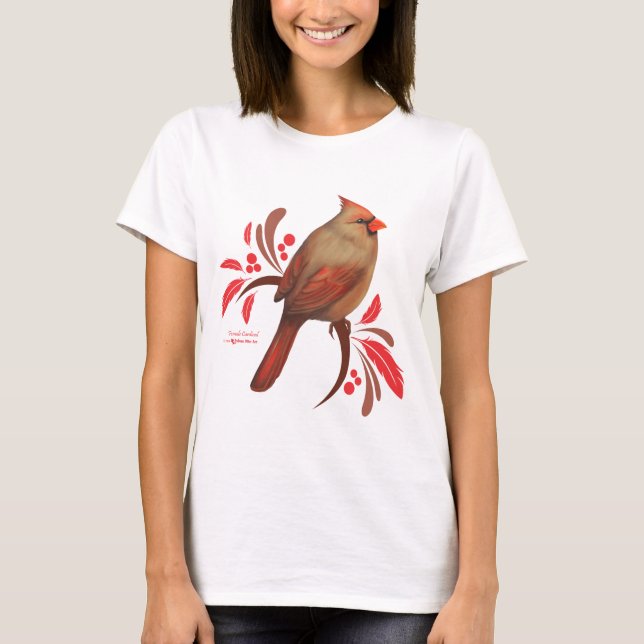 Kardinal-Female T Shirt (Framsida)