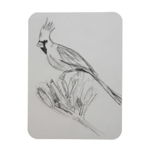Kardinal Flexible Photo Magnet
