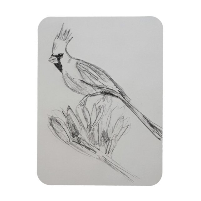 Kardinal Flexible Photo Magnet (Vertikal)