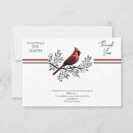 Kardinal Funeral Memorial Firande i Life Tack Kort