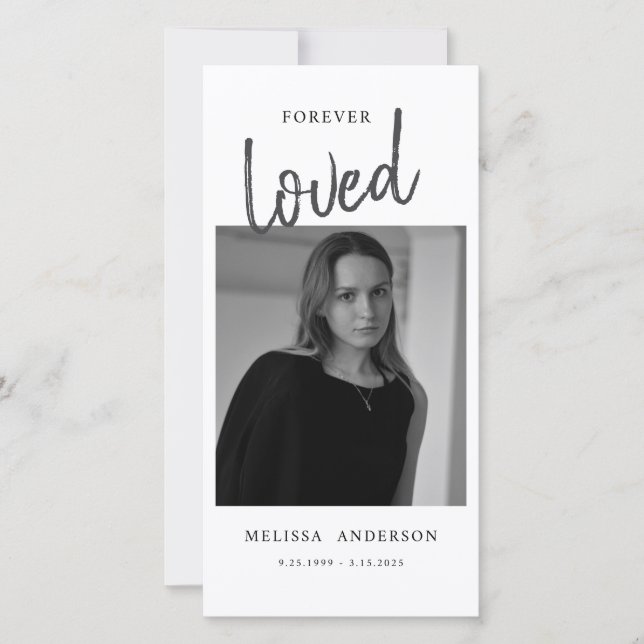 Kardinal Funeral Memorial Sympathy Memorial Evite Tack Kort (Framsida)