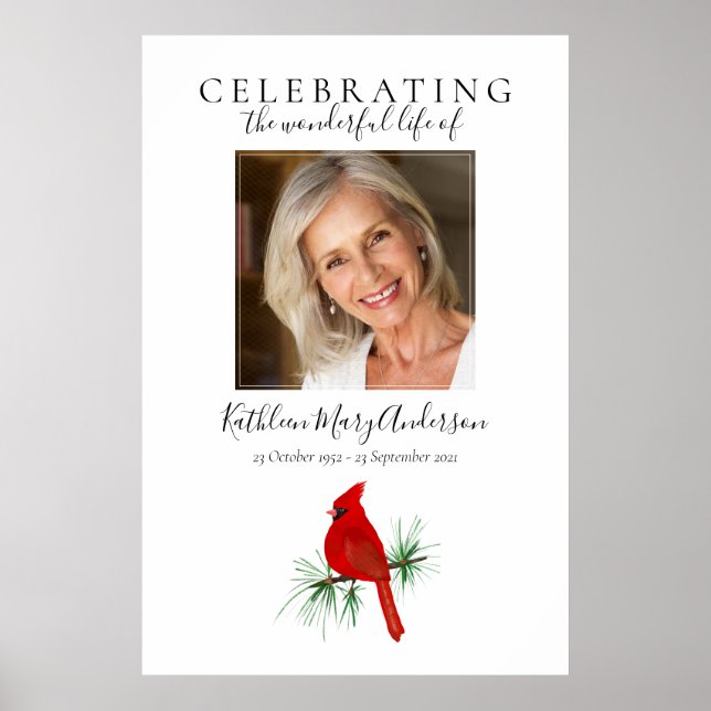 Kardinal Funeral Poster (Framsidan)