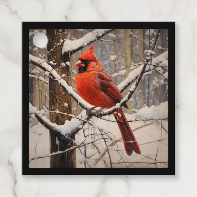 kardinal gåvor etiketter (Framsida)