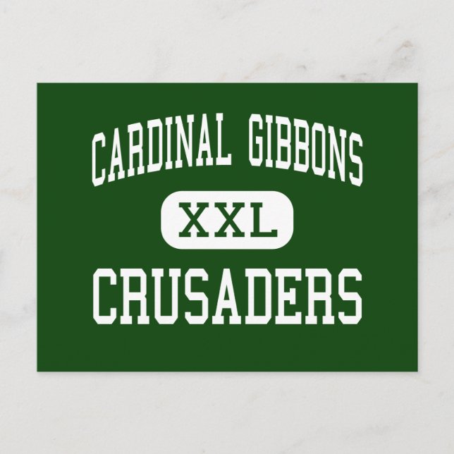 Kardinal Gibbons - Crusaders - High - Raleigh Vykort (Framsida)