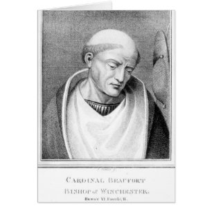 Kardinal Henry Beaufort, Winchester-biskop Hälsningskort