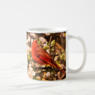 Kardinal i Apple blommar Kaffemugg