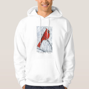 Kardinal i snöHoodie Munkjacka