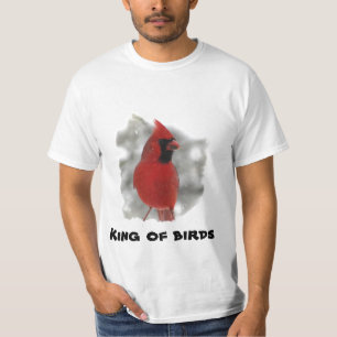 Kardinal - kung av fåglar t shirt