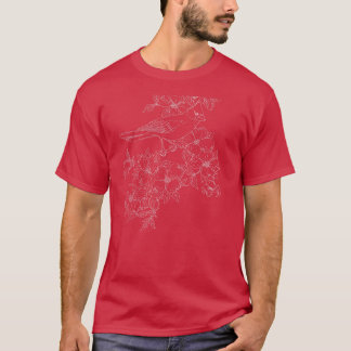 Kardinal med Dogwoods Tee