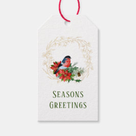 Kardinal och Märkre för utandning av gulden Presentetikett