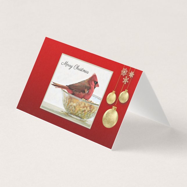 Kardinal och prydnadsföremål - Väg och  Kort (Framsida)