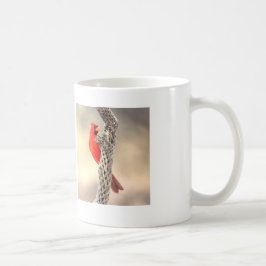 Kardinal på Cholla Kaffemugg