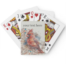 Kardinal på Virginia Road Karta anpassade