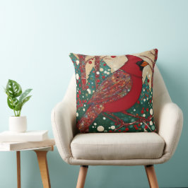 Kardinal Red Bird Kudde