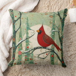 Kardinal Red Bird Kudde