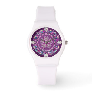 Kardinal Red Rosace Armbandsur