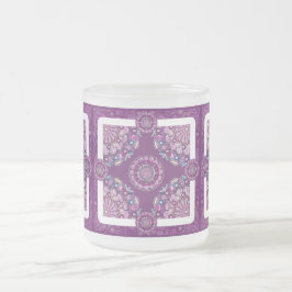 Kardinal Red Rosace Frostad Glasmugg