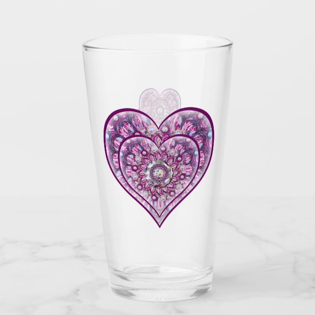 Kardinal Red Rosace Glaskopp (Framsida)