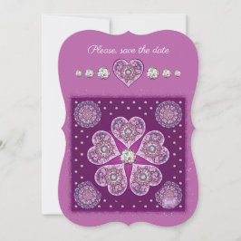 Kardinal Red Rosace Inbjudningar