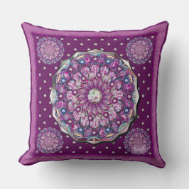 Kardinal Red Rosace Kudde