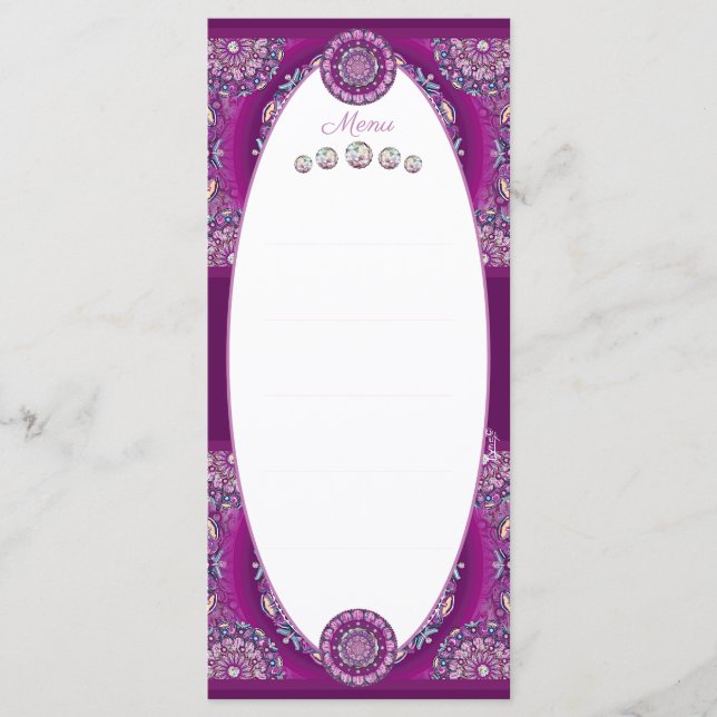 Kardinal Red Rosace Meny (Framsida)