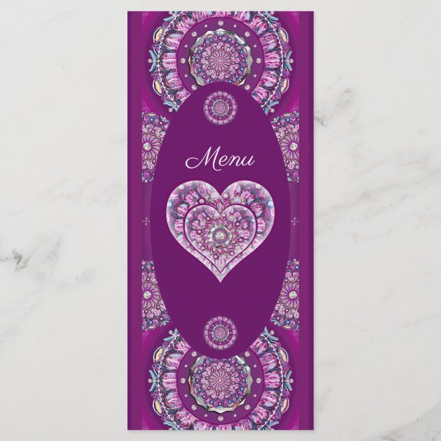 Kardinal Red Rosace Meny (Baksida)